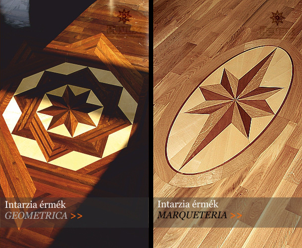 intarzia ermek masszív parkettához