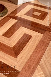 No.18-GREEK KEY hardwood border