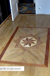 No.29-8 RAYS MQF I hardwood floor medallion