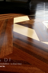 No.34-8 RAYS DF II wood floor medallion inlay