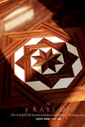 No.40-8 RAYS DF II wood medallion