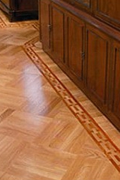 No.44-CHAIN parquet border installed