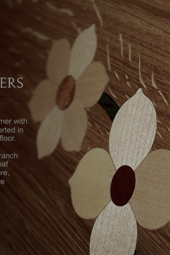 No.75-Inlay insets - TWO FLOWERS