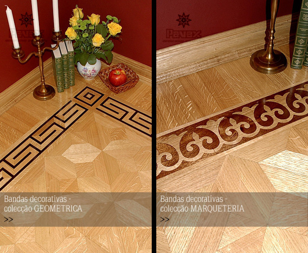 bandas decorativas marchetaria parquet