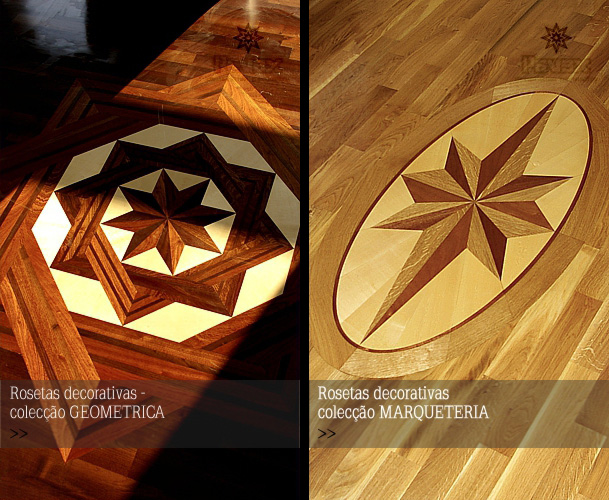 medalhoes rosetas decorativas marchetaria parquet