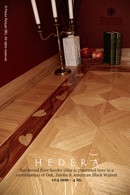 No.102: The Hedera hardwood floor border