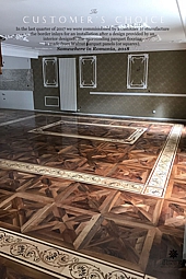 A CUSTOMERS CHOICE - parquet floor border inlay