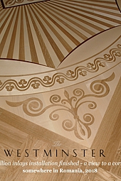The WESTMINSTER hardwood floor medallion pattern II