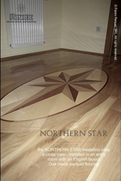No.64-NORTHERN STAR wood medallion